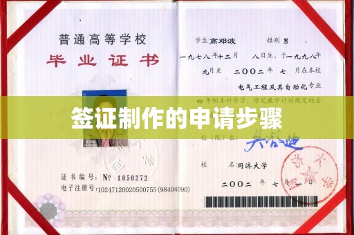 曲松签证制作的申请步骤