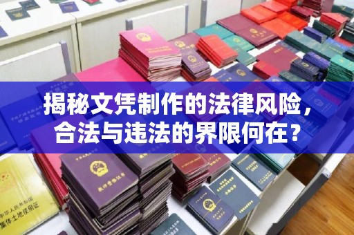 曲松揭秘文凭制作的法律风险，合法与违法的界限何在？