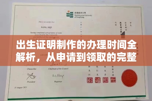 曲松出生证明制作的办理时间全解析，从申请到领取的完整指南