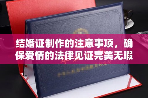 曲松结婚证制作的注意事项，确保爱情的法律见证完美无瑕